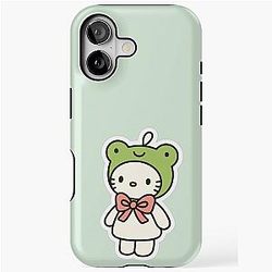 Hello Kitty Keroppi Hat iPhone Case
