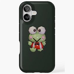 Cute Frog Keroppi 3D Low Poly Render iPhone Tough Case
