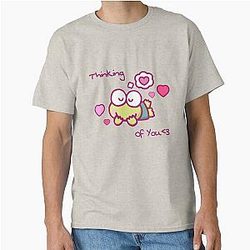 Cute Keroppi Frog Love Hearts Kawaii Design Classic T-Shirt