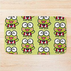 Excited Keroppi Bathress Free-To-Move Mat