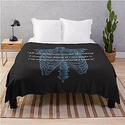 Keshi Skeleton Throw Blanket