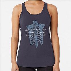 Keshi Skeleton Racerback Tank