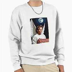 Angel Kevin Bacon Meme Pullover Sweatshirt