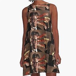 Kevin Bacon Monster A-Line Dress