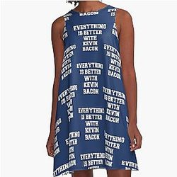 Everything is better with Kevin Bacon A-Line Dress
