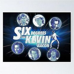Six Degrees of Kevin Bacon Poster