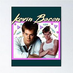 80s Kevin Bacon Poster