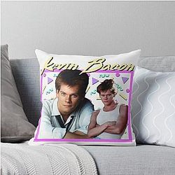 80's Kevin Bacon Throw Pillow