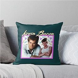 80s Kevin Bacon Throw Pillow