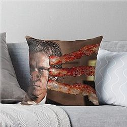 Kevin Bacon Monster Throw Pillow