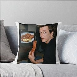 Kevin Bacon Birthday Funny Meme Gift Throw Pillow