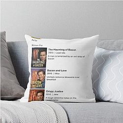 Kevin Bacon's birthday funny prank meme gift Throw Pillow