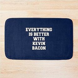 Everything is better with Kevin Bacon bath mat