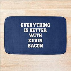 Everything is better with Kevin Bacon Bath Mat