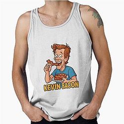 Kevin Bacon Eating a Bacon Tank Top