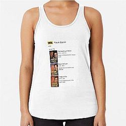 Kevin Bacon birthday funny meme gift weird Racerback Tank Top