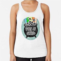 Kevin Bacon - Pot of Gold - Message from the Devil Racerback Tank Top