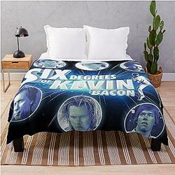 Six Degrees of Kevin Bacon Throw Blanket