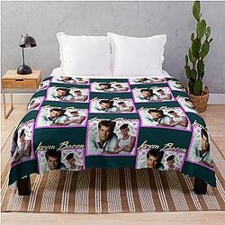 80s Kevin Bacon Throw Blanket