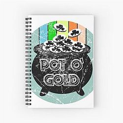 Kevin Bacon Pot of Gold Message from the Devil Spiral Notebook