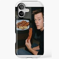 Kevin Bacon's birthday is funny and a great excuse for a gift, an iPhone case alarmed him with a prank.
