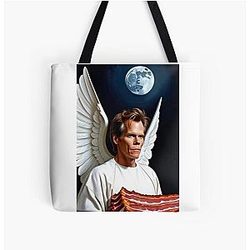 Angel Kevin Bacon Meme Tote Bag