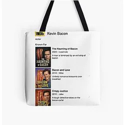 Kevin Bacon Birthday Prank Meme Gift Weird All Tote Bag