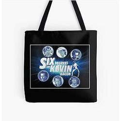 Six Degrees of Kevin Bacon All Over Print Tote Bag