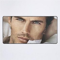 Young Kevin Costner Desk Mat