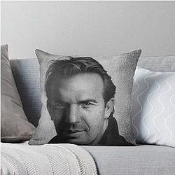 Kevin Costner Throw Pillow