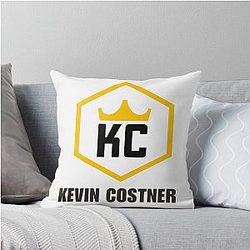 Dances with Wolves: A Tribute to Kevin Costner Iconic Throw Pillow