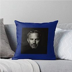 Kevin Costner Throw Pillow