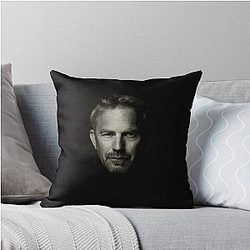 Kevin Costner Throw Pillow