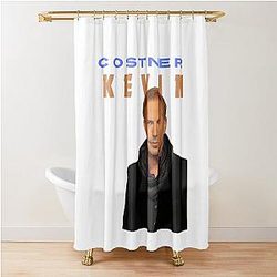 Dances with Wolves: A Tribute to Kevin Costner's Iconic Role Shower Curtain