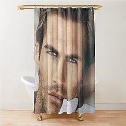 Young Kevin Costner Shower Curtain
