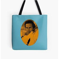 Kevin Costner All Over Print Tote Bag