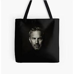 Kevin Costner All Over Print Tote Bag