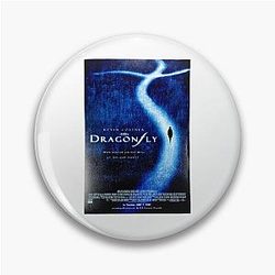 DRAGONFLY (2002) - Kevin Costner Halloween Movie Collectibles Pin