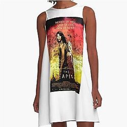The Reaping. 
Kevin Costner. 
A-Line Dress.
