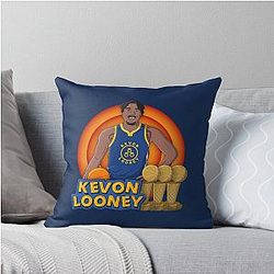 Kevon Looney - Golden State Basketball Throw Pillow