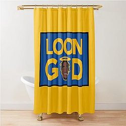 Kevon Looney - Loon - GSW Basketball Shower Curtain