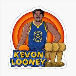 Kevon Looney Golden State Basketball Sticker