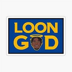 Kevon Looney Loon God GSW Basketball Sticker