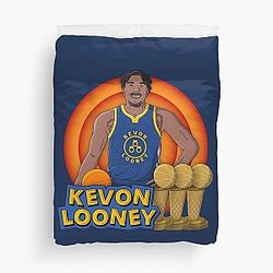 Kevon Looney Golden State Basketball Duvet Cover