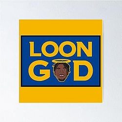 Kevon Looney - Loon God GSW Basketball Poster