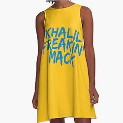 Khalil Mack, Los Angeles Chargers, A-Line Dress
