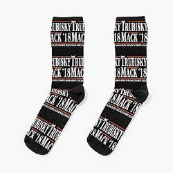 Khalil Mack Mitch Trubisky Chicago Bears Football Fans Socks