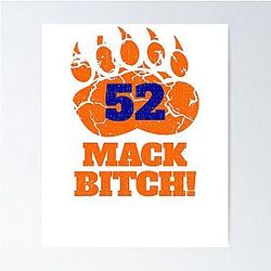 Mack Khalil Mack Chicago Bears Fan Gift Poster