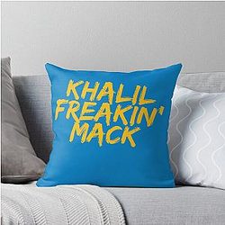 Khalil Mack, Los Angeles Chargers Throw Pillow