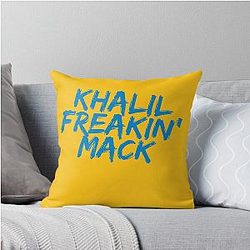 Khalil Mack, Los Angeles Chargers Throw Pillow